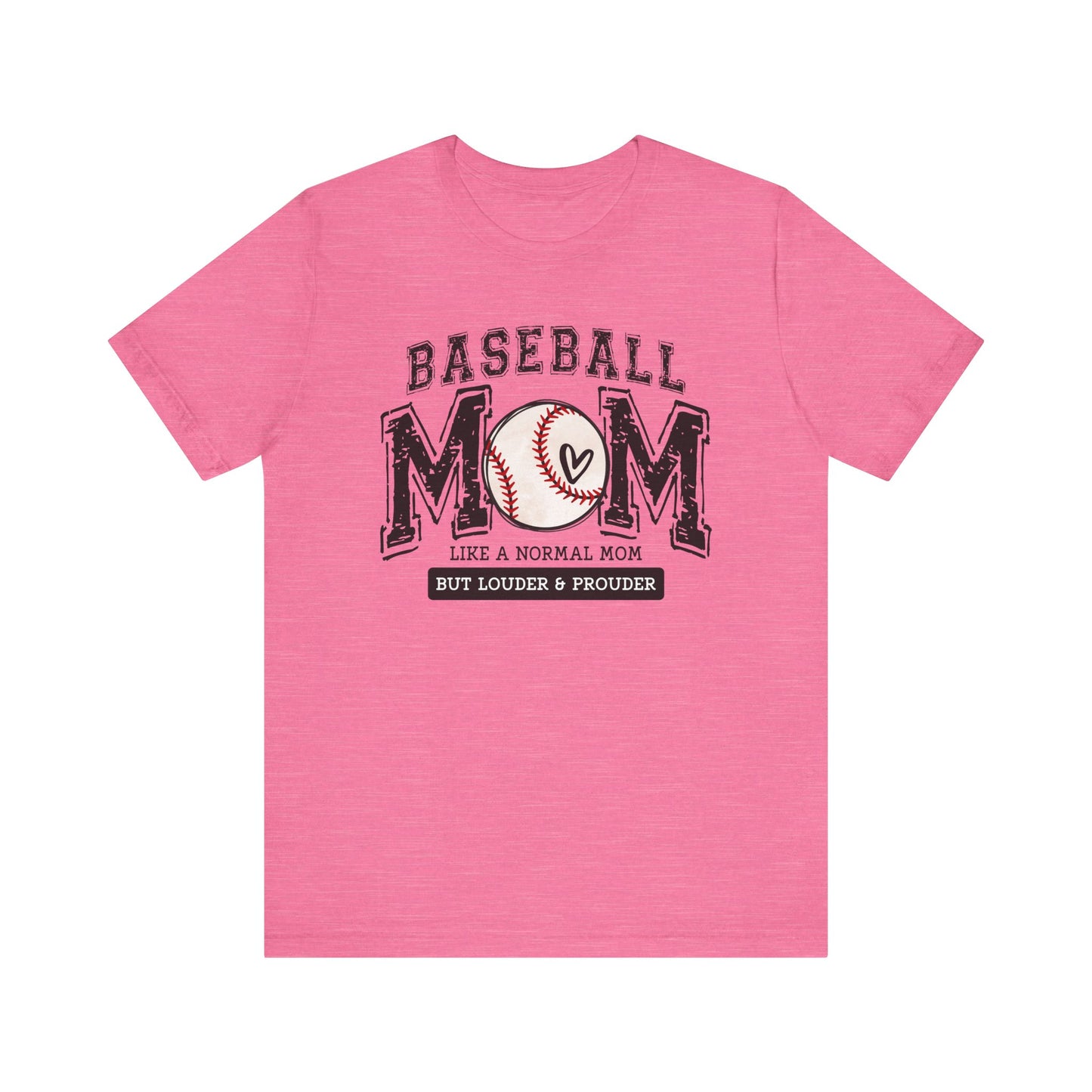 Funny Mom Baseball Tee, Loud Mama Shirt, Mother's Day Gift, Mom Life Apparel, Unisex Jersey Short Sleeve Tee