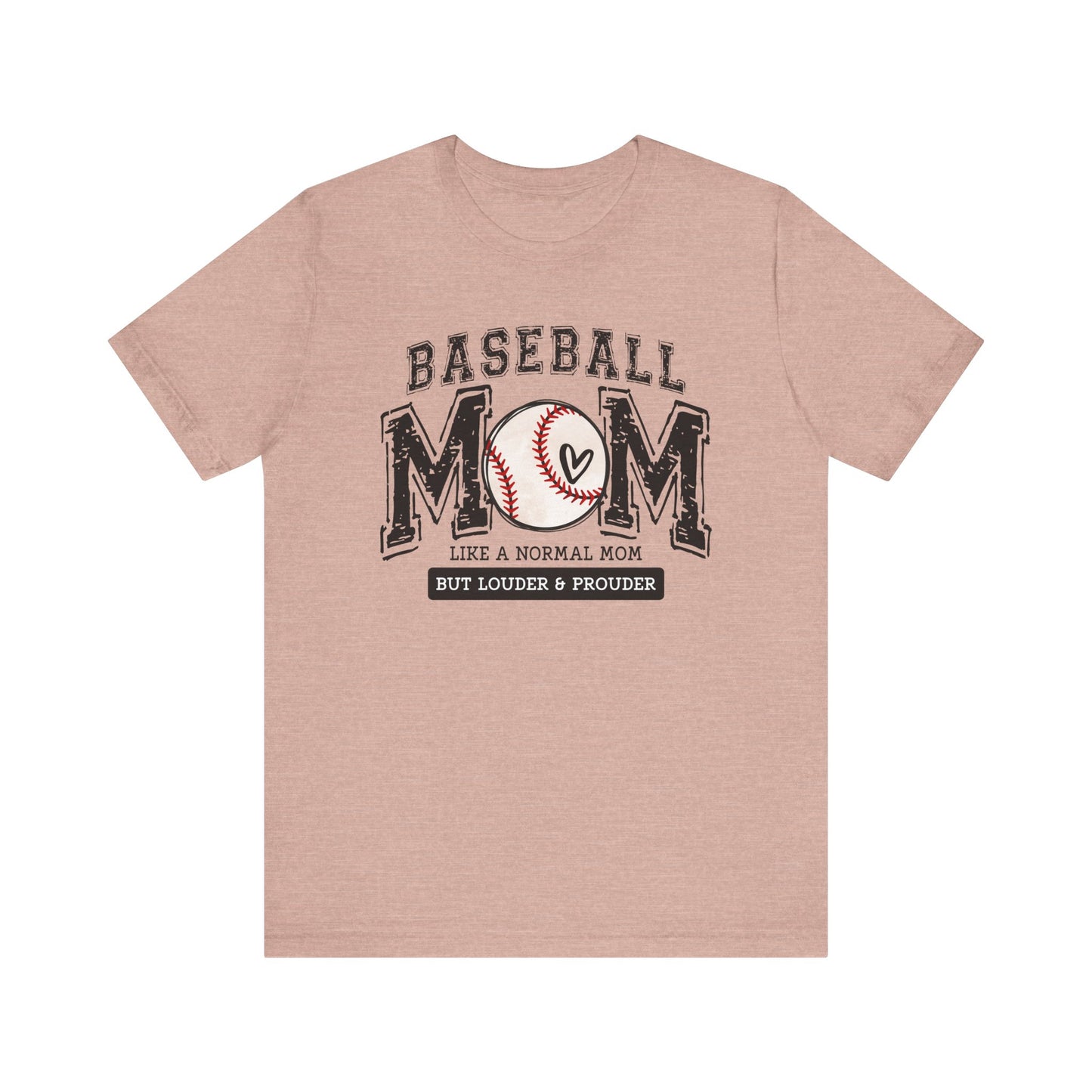 Funny Mom Baseball Tee, Loud Mama Shirt, Mother's Day Gift, Mom Life Apparel, Unisex Jersey Short Sleeve Tee