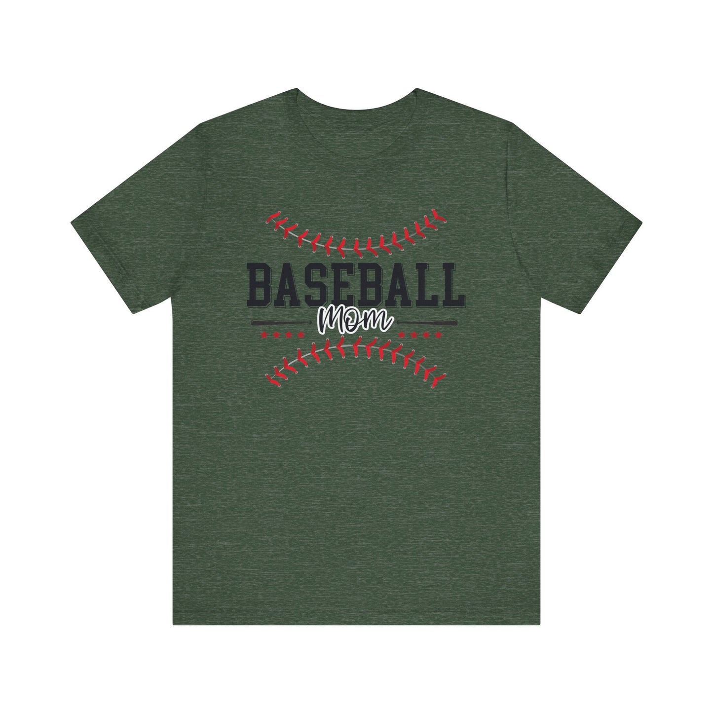 Baseball Mom Unisex Tee, Sports Fan Shirt, Team Mom T-Shirt, Mother's Day Gift, Game Day Apparel, Baseball Mom Shirt