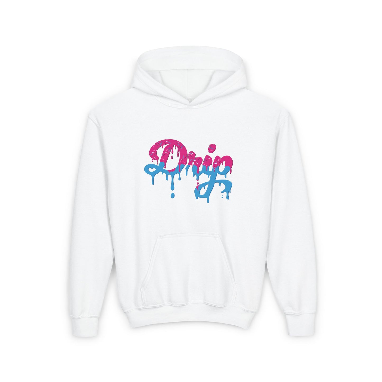 Home Plate Waffle Cone Drip Youth Hoodie